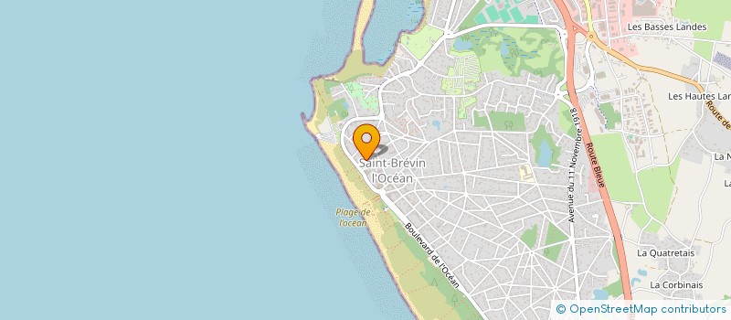 localisation de l'entreprise SCI TIBHIRINE à SAINT-BREVIN-LES-PINS