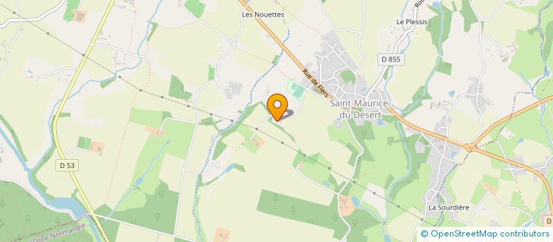 localisation de l'entreprise SCI TIBIN à LES MONTS-D'ANDAINE