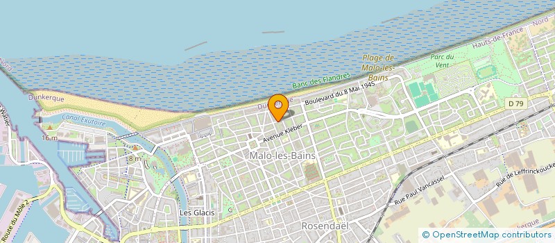 localisation de l'entreprise SCI TIBLEC5 à DUNKERQUE