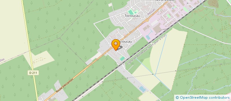 localisation de l'entreprise SCI TIBO  CESTAS