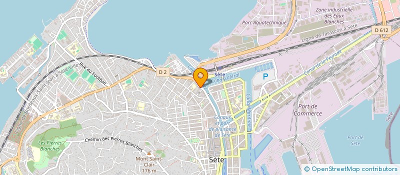 localisation de l'entreprise SCI TIBO INVEST  SETE