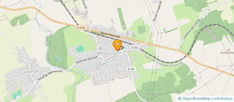 localisation de l'entreprise SCI TIBO PACO  METZERVISSE