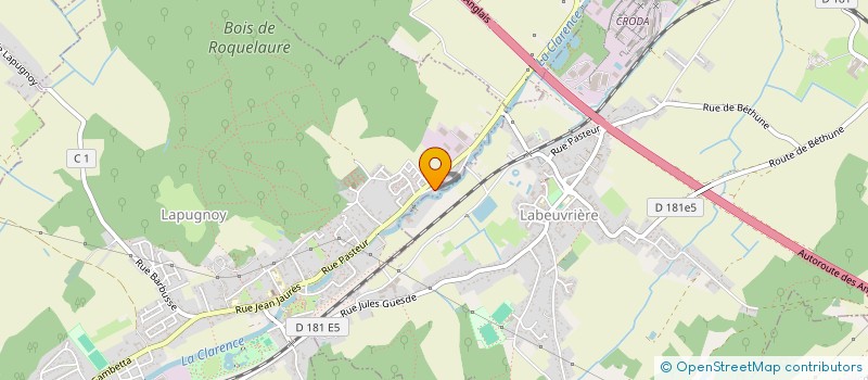 localisation de l'entreprise SCI TIBO TE  LAPUGNOY