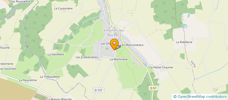 localisation de l'entreprise SCI TIBOUTE  VILLAINES-LES-ROCHERS