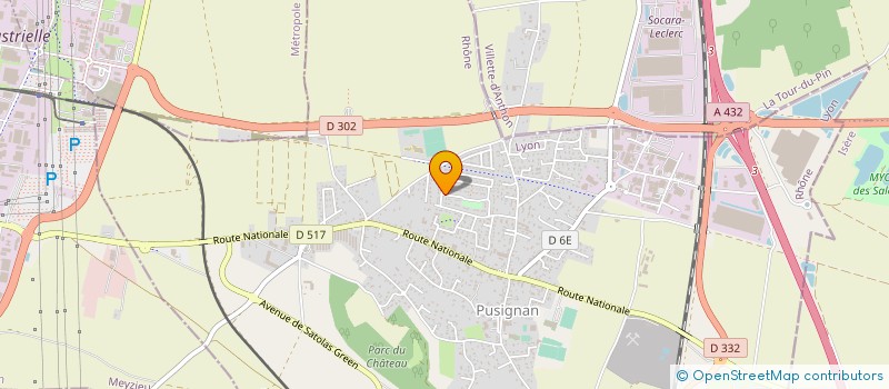 localisation de l'entreprise SCI TIBU  PUSIGNAN