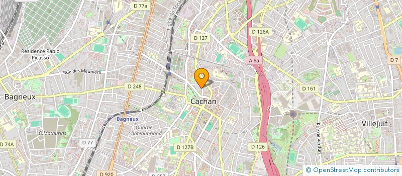 localisation de l'entreprise SCI TIBULE  CACHAN