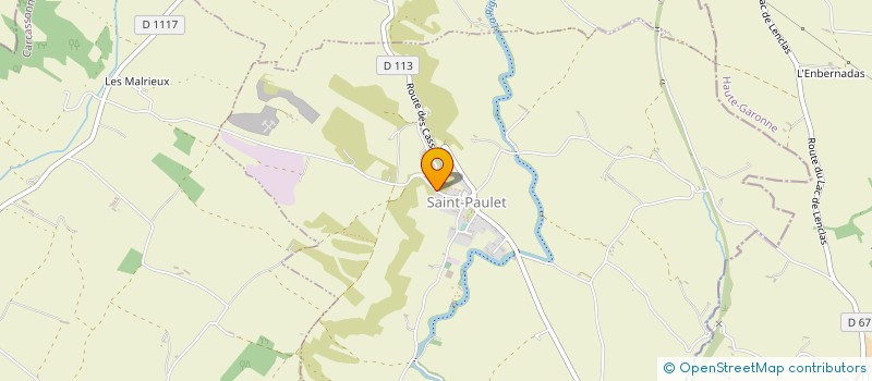 localisation de l'entreprise SCI TIBUR  SAINT-PAULET