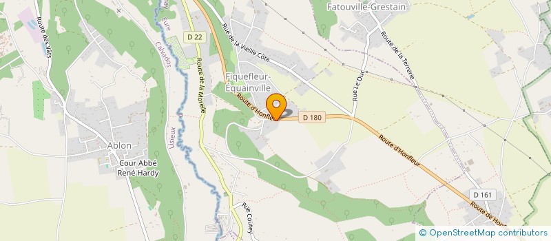 localisation de l'entreprise SCI TIBUS  FIQUEFLEUR-EQUAINVILLE