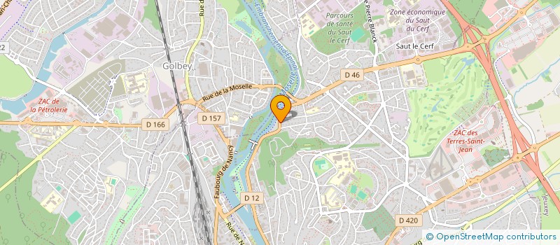 localisation de l'entreprise SCI TIC ET TAC à EPINAL