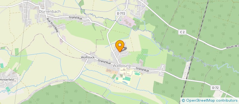 localisation de l'entreprise SCI TIC TAC  WALBOURG