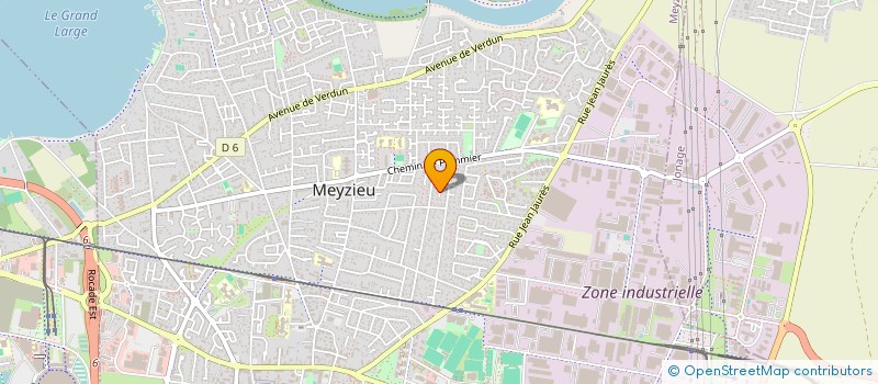 localisation de l'entreprise SCI TIC & TAC  MEYZIEU