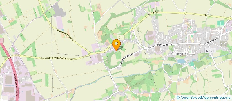 localisation de l'entreprise SCI TICABI  ANNEYRON