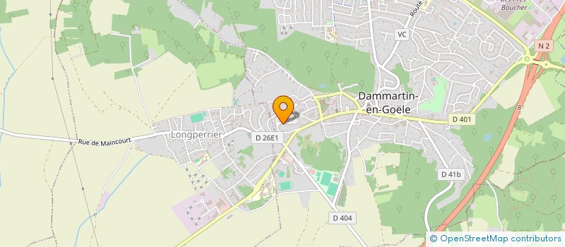 localisation de l'entreprise SCI TICALA  DAMMARTIN-EN-GOELE