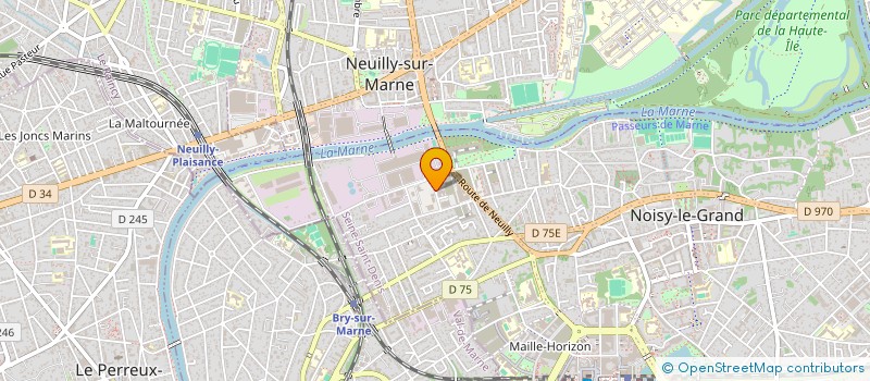 localisation de l'entreprise SCI TICENE à NOISY-LE-GRAND
