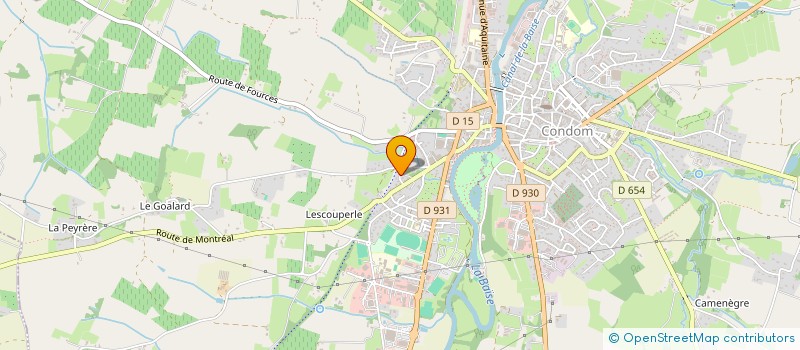 localisation de l'entreprise SCI TICHANE  CONDOM