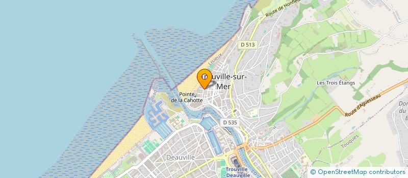 localisation de l'entreprise SCI TICHAT  TROUVILLE-SUR-MER