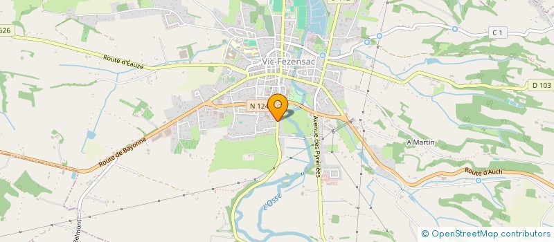 localisation de l'entreprise SCI TICLO à VIC-FEZENSAC