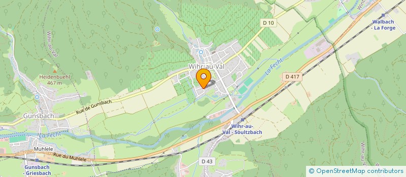 localisation de l'entreprise SCI TICLO  WIHR-AU-VAL