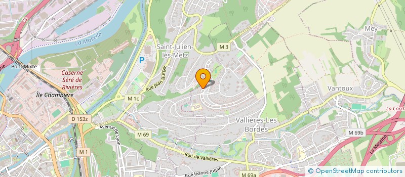 localisation de l'entreprise SCI TICLO  METZ