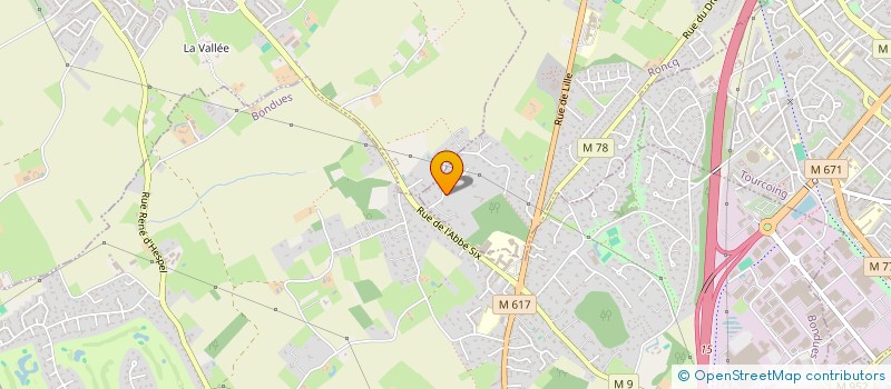 localisation de l'entreprise SCI TICO 04.09 à RONCQ