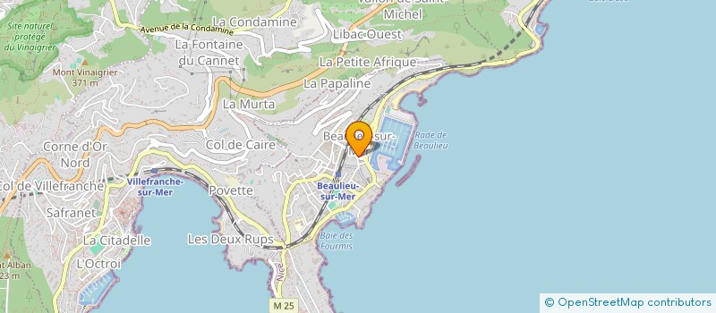 localisation de l'entreprise SCI TICO à BEAULIEU-SUR-MER