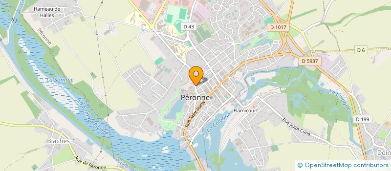 localisation de l'entreprise SCI TICO-SAP à PERONNE