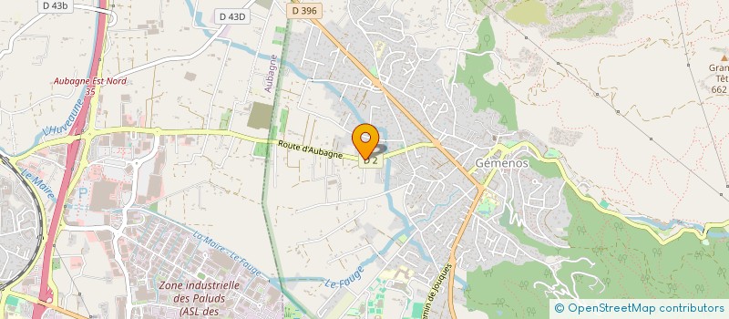 localisation de l'entreprise SCI TICOMASA  GEMENOS