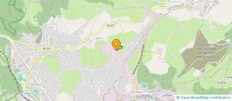 localisation de l'entreprise SCI TICOME  UNIEUX