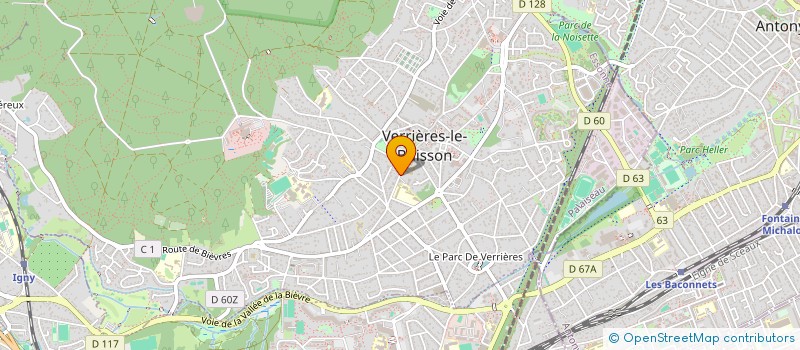 localisation de l'entreprise SCI TIDAF à VERRIERES-LE-BUISSON