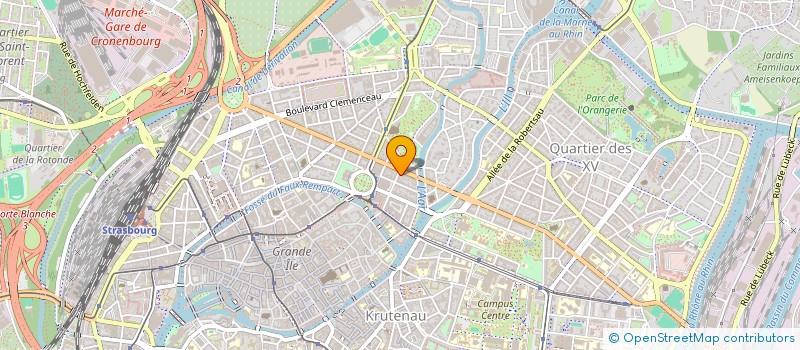 localisation de l'entreprise SCI TIDALIUM  STRASBOURG