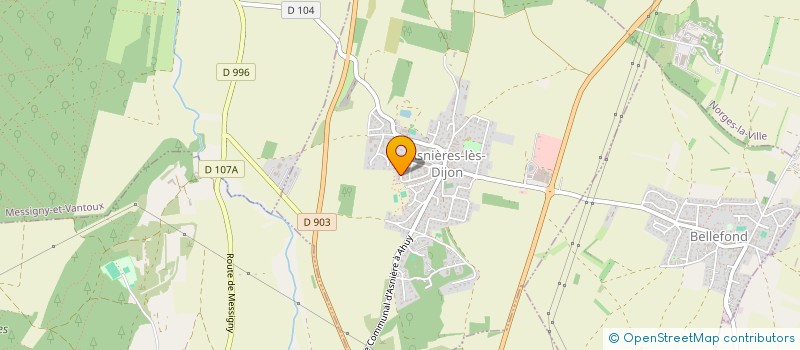 localisation de l'entreprise SCI TIDE  ASNIERES-LES-DIJON