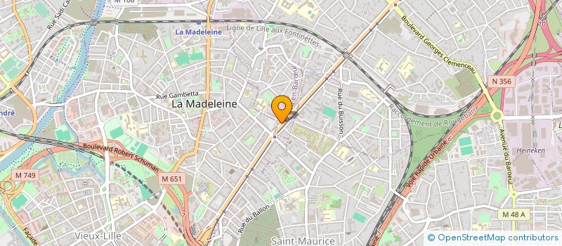 localisation de l'entreprise SCI TIDEHA à MARCQ-EN-BARŒUL