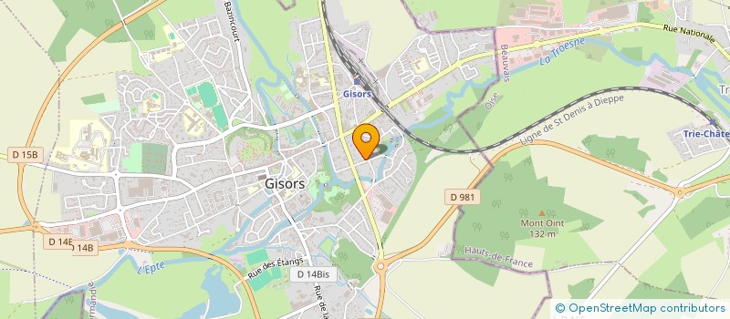 localisation de l'entreprise SCI TIDI à GISORS