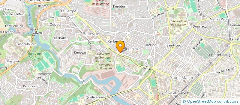 localisation de l'entreprise SCI TIDOM 24-28  BREST