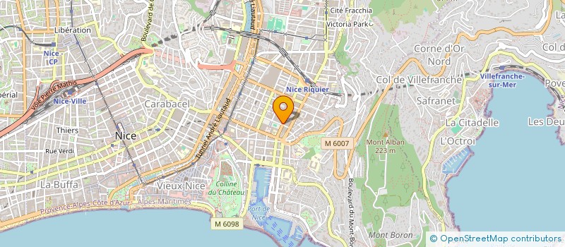 localisation de l'entreprise SCI TIDOU à NICE