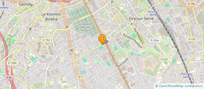 localisation de l'entreprise SCI TIDRIEN à IVRY-SUR-SEINE