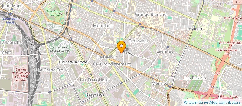 localisation de l'entreprise SCI TIEBARYS  LYON