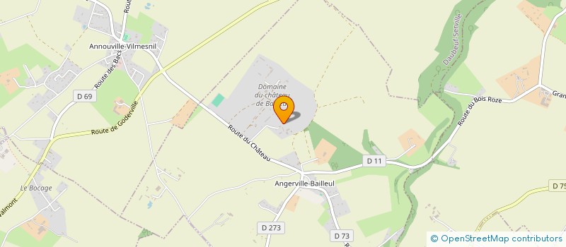 localisation de l'entreprise SCI TIEC-HACHER  ANGERVILLE-BAILLEUL