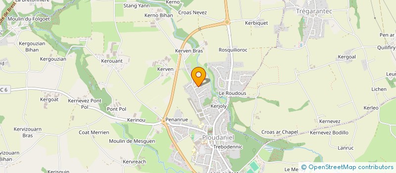 localisation de l'entreprise SCI TIEGEZH 1821  PLOUDANIEL