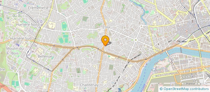 localisation de l'entreprise SCI TIEGEZH DDS  NANTES