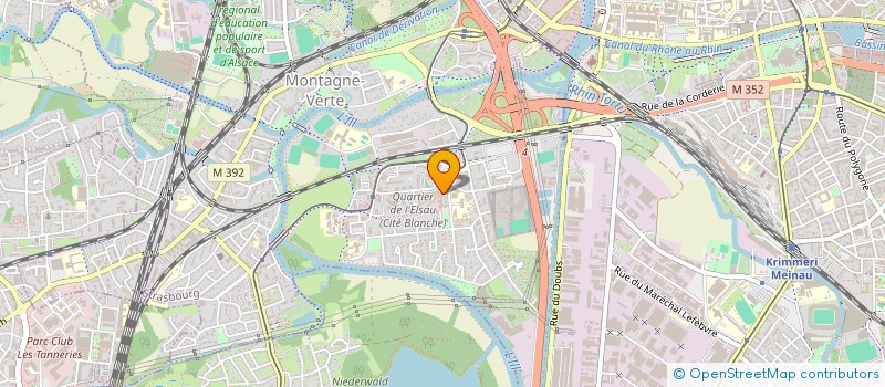 localisation de l'entreprise SCI TIEN  STRASBOURG