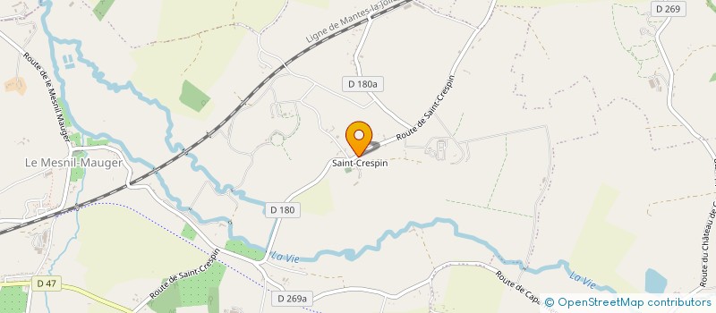 localisation de l'entreprise SCI TIENT LA ROUTE  MEZIDON VALLEE D'AUGE