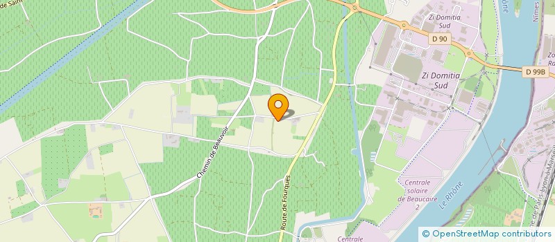 localisation de l'entreprise SCI TIERRA DI U CORE  BEAUCAIRE