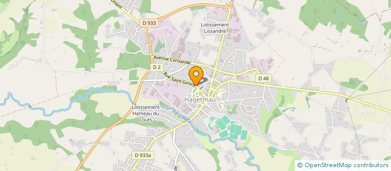 localisation de l'entreprise SCI TIF'MOD  HAGETMAU