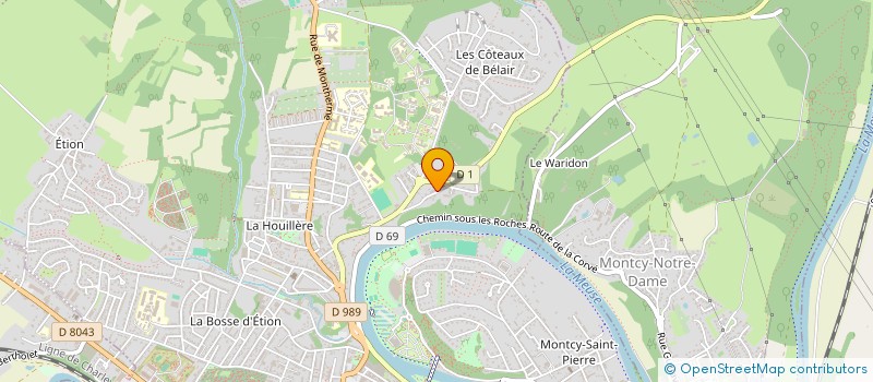 localisation de l'entreprise SCI TIFALY  CHARLEVILLE MEZIERES