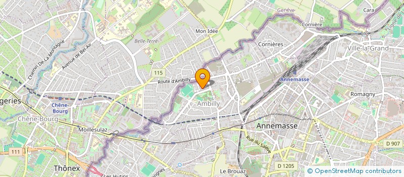 localisation de l'entreprise SCI TIFAN  AMBILLY