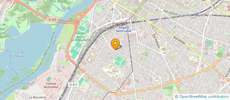 localisation de l'entreprise SCI TIFAN à ANGERS
