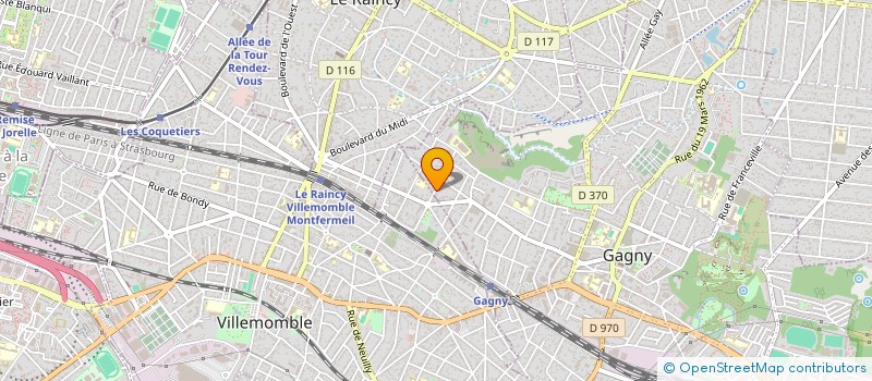 localisation de l'entreprise SCI TIFBANAVO à GAGNY