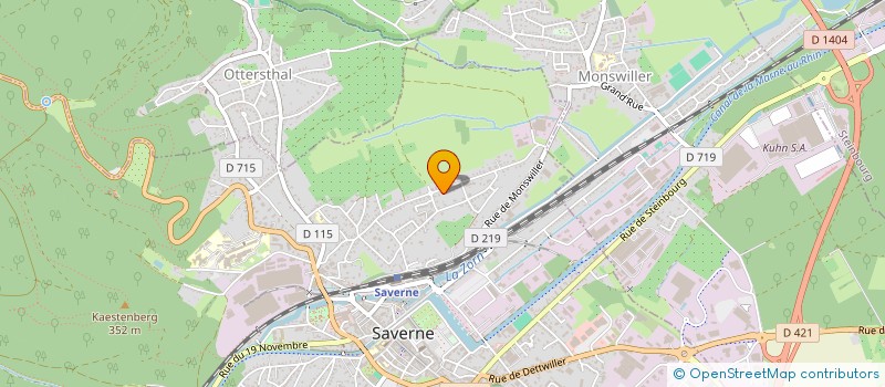 localisation de l'entreprise SCI TIFELICEL  SAVERNE