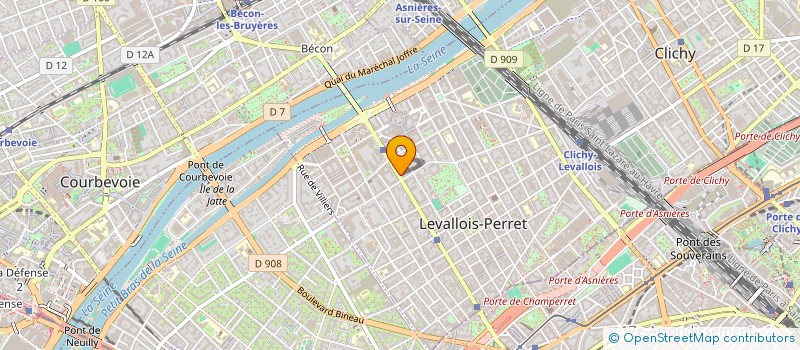 localisation de l'entreprise SCI TIFFANY YIP BRUNO LEVALLOIS PERRET à LEVALLOIS-PERRET